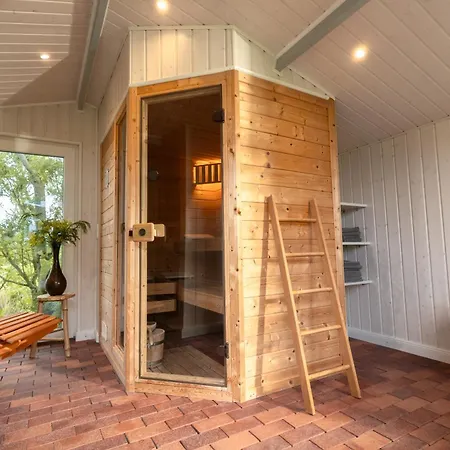 Rickmer's Hoff Grand - Sauna, Kamin & Reet 펠웜