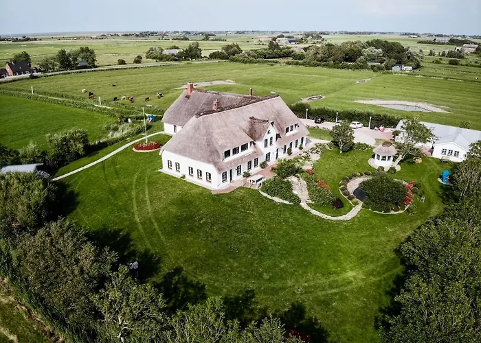 Rickmer's Hoff Reetdachhaus Mit Sauna Und Kamin * Pellworm